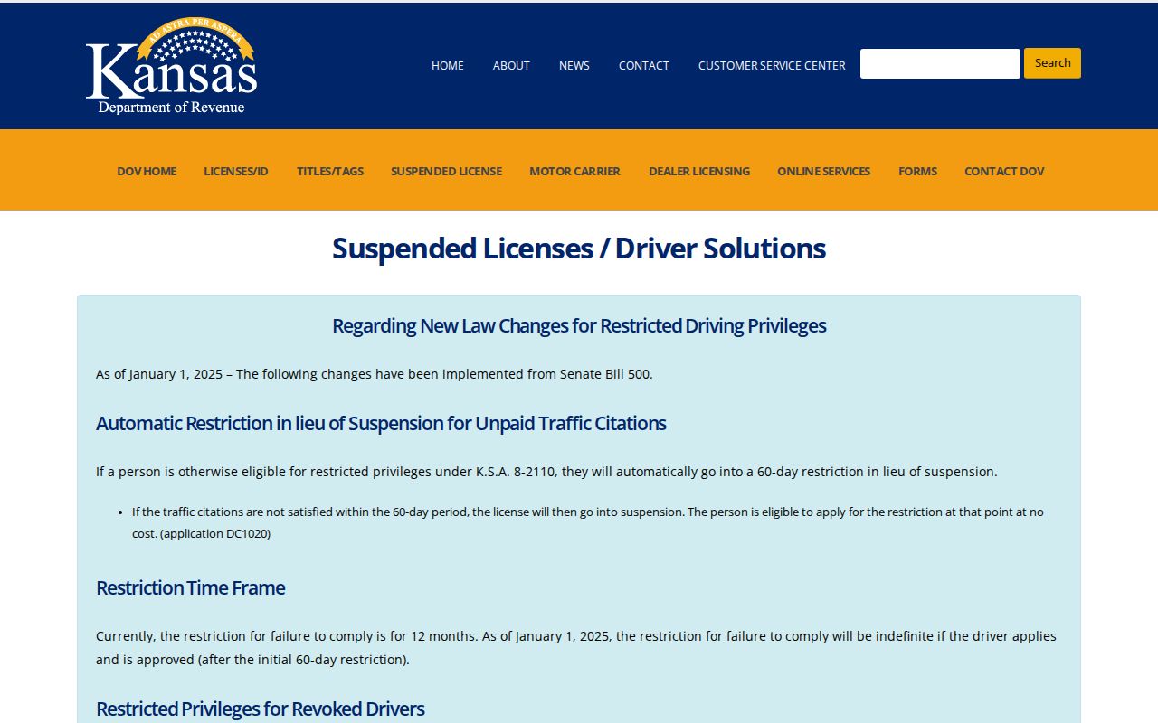 Osage County traffic court compliance information